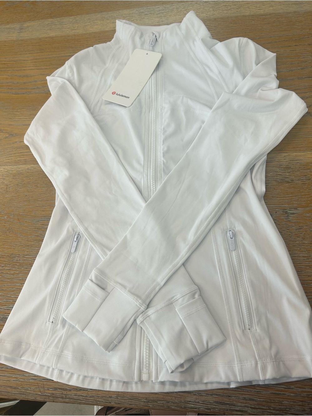 lululemon athletica White Lightweight Full-Zip Utility Jacket